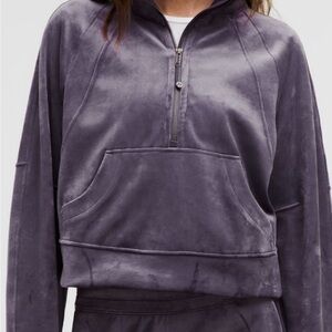 Lululemon velvet scuba half zip, brand new with tags size xl/xxl.